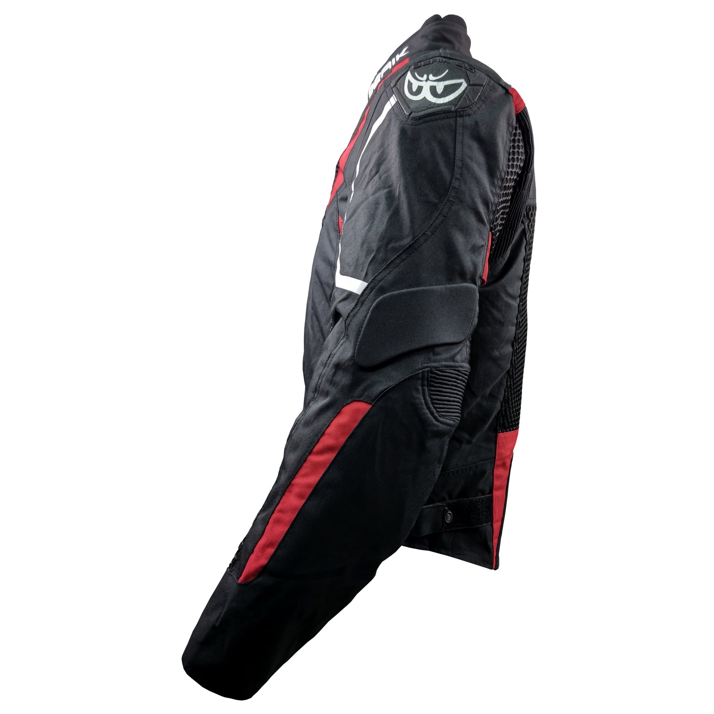 NJ-203305-BK BLACK/RED BERIK MESH NYLONJACKET