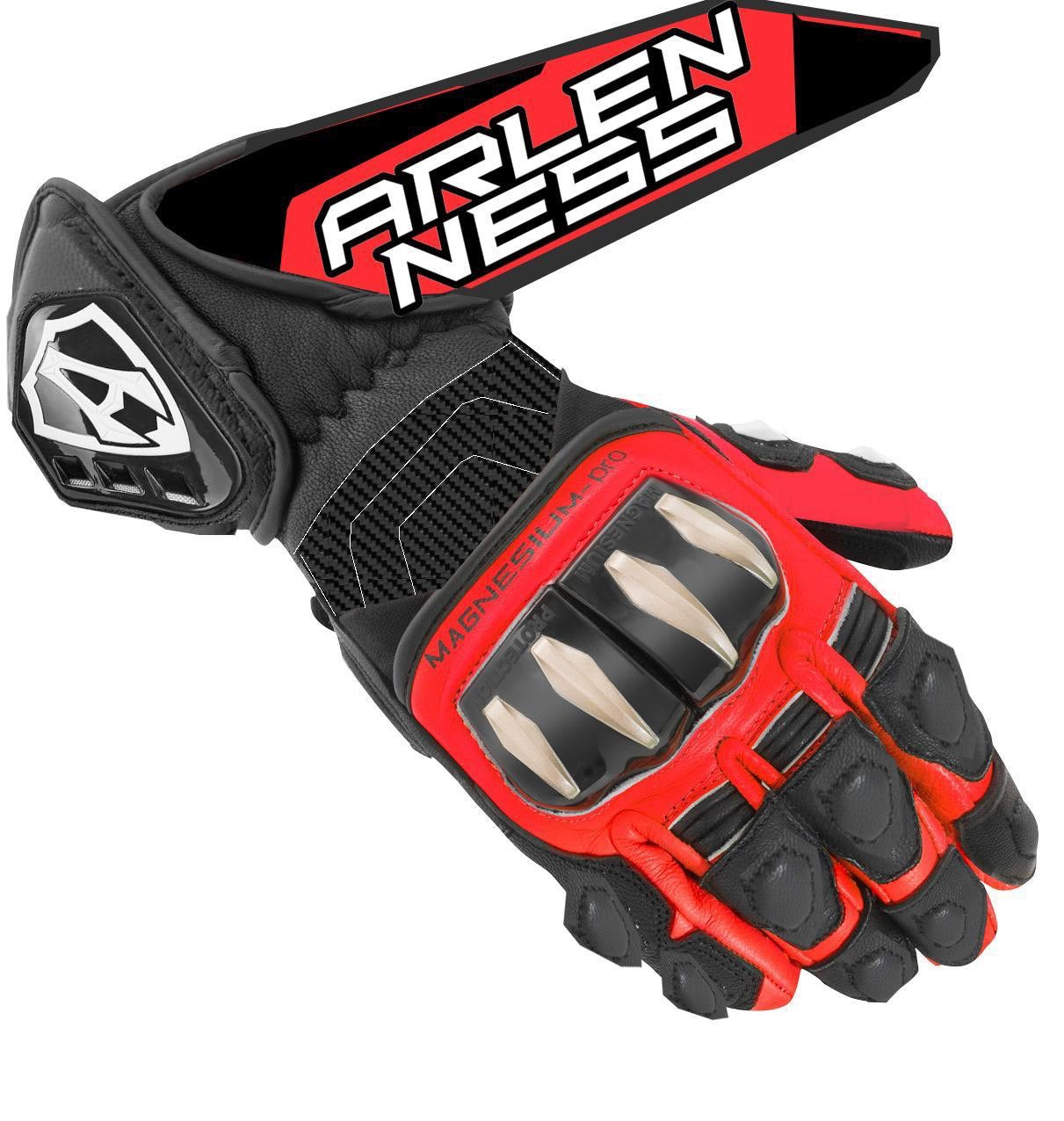 ARLENNESS アレンネス 牛革 ハイグレード レーシング グローブ XL