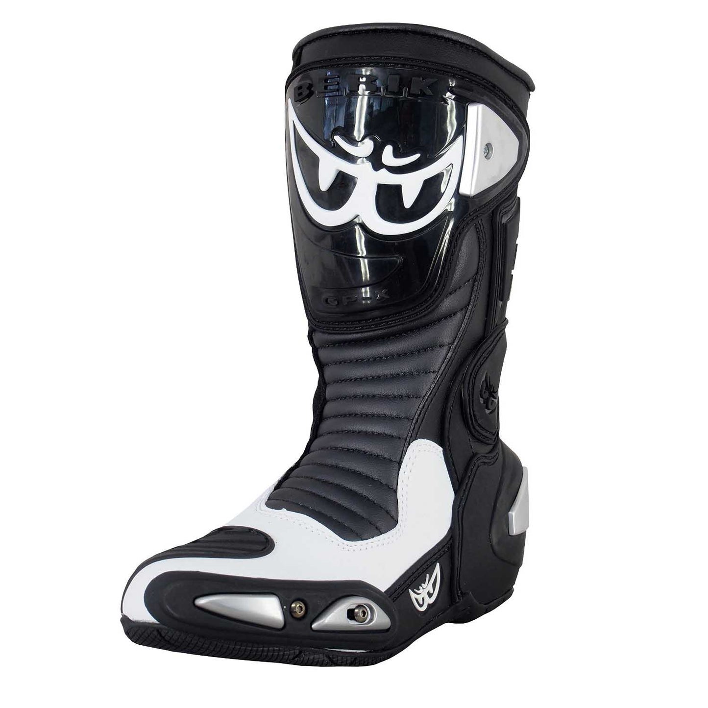 BOT-1289-BK BLACK/WHITE BERIK RACINGBOOTS