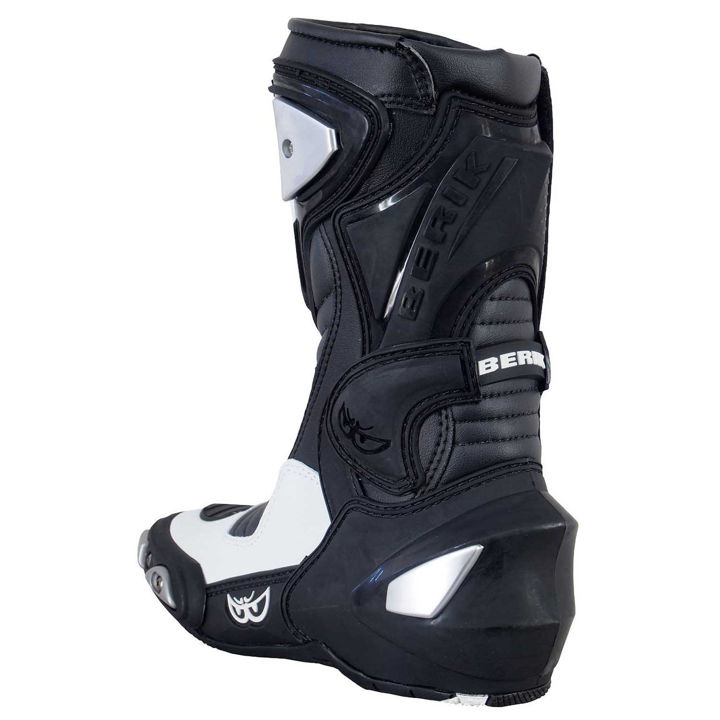 BOT-1289-BK BLACK/WHITE BERIK RACINGBOOTS