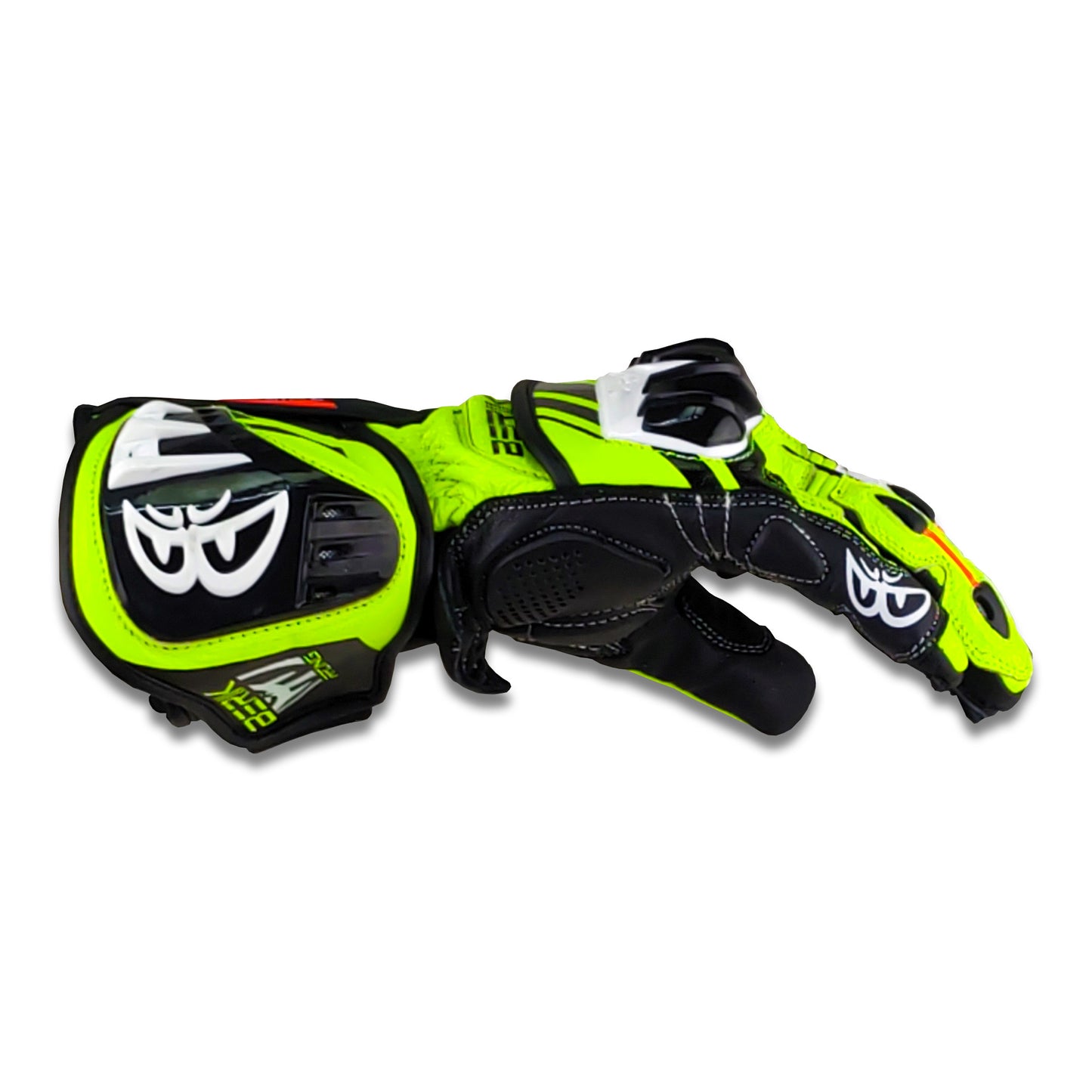 G-235104-BK  F.YELLOW/BLACK BERIK RACINGGLOVE