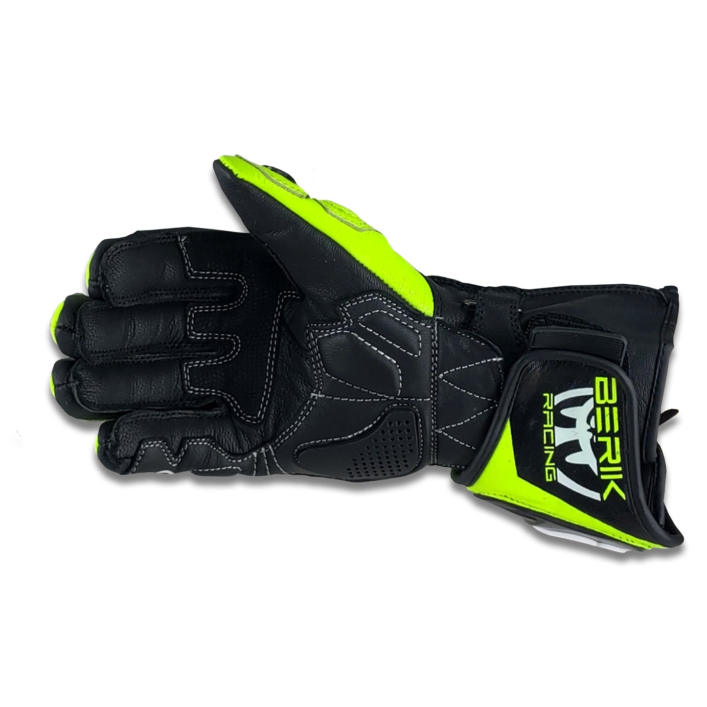 G-235104-BK  F.YELLOW/BLACK BERIK RACINGGLOVE