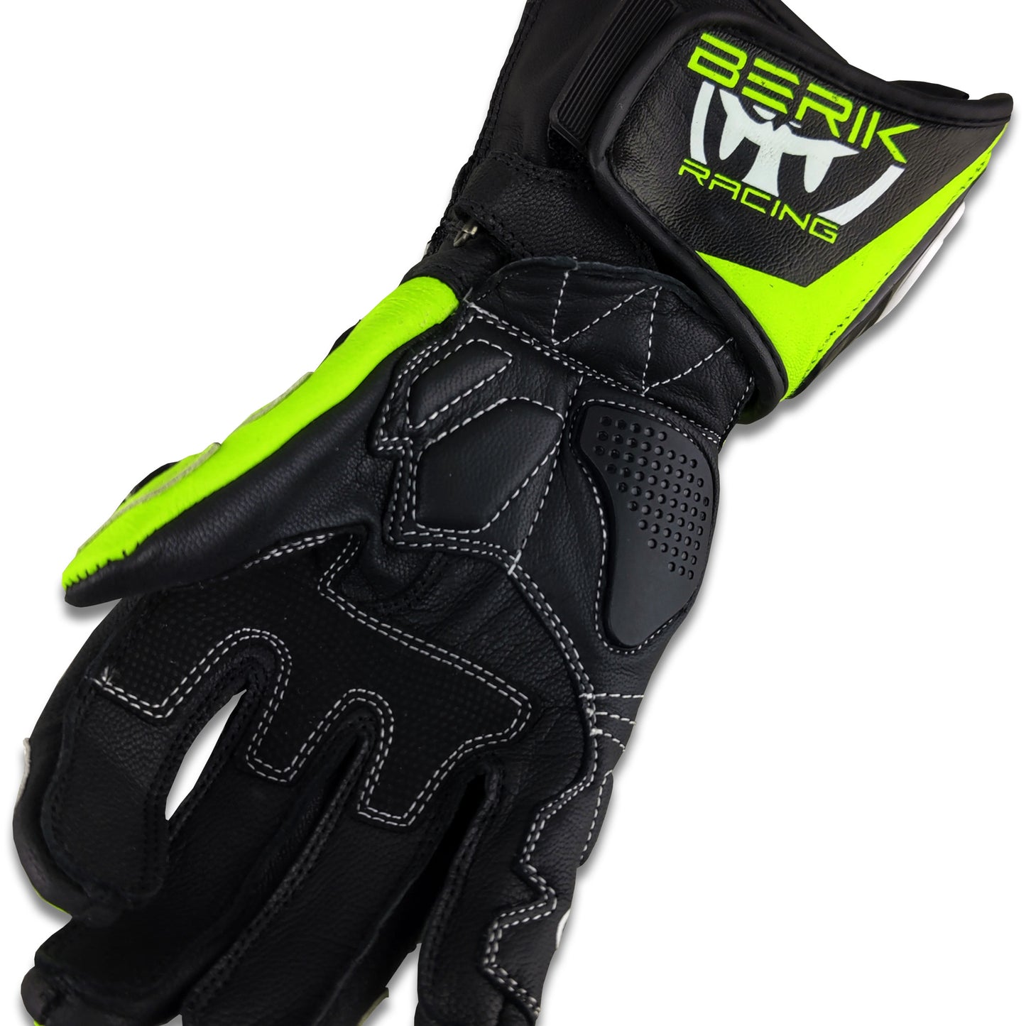 G-235104-BK  F.YELLOW/BLACK BERIK RACINGGLOVE