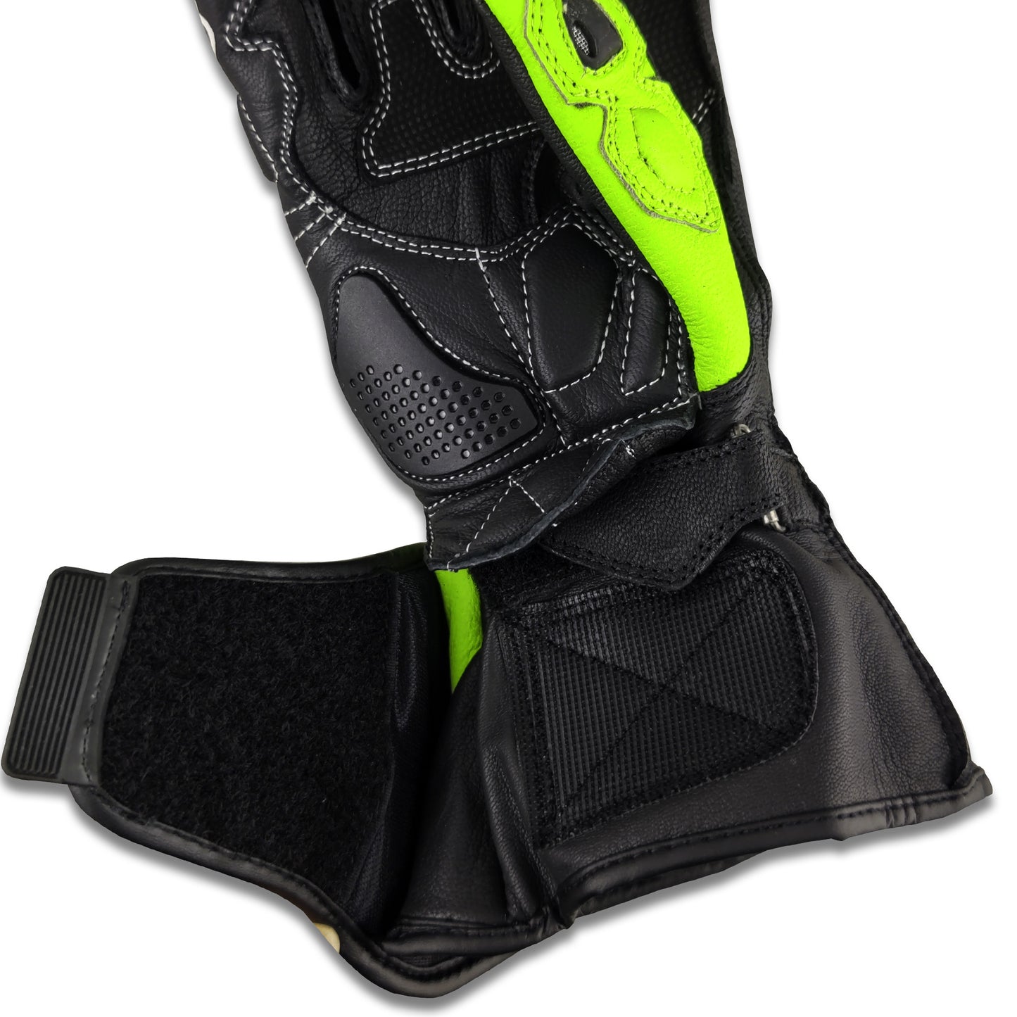 G-235104-BK  F.YELLOW/BLACK BERIK RACINGGLOVE