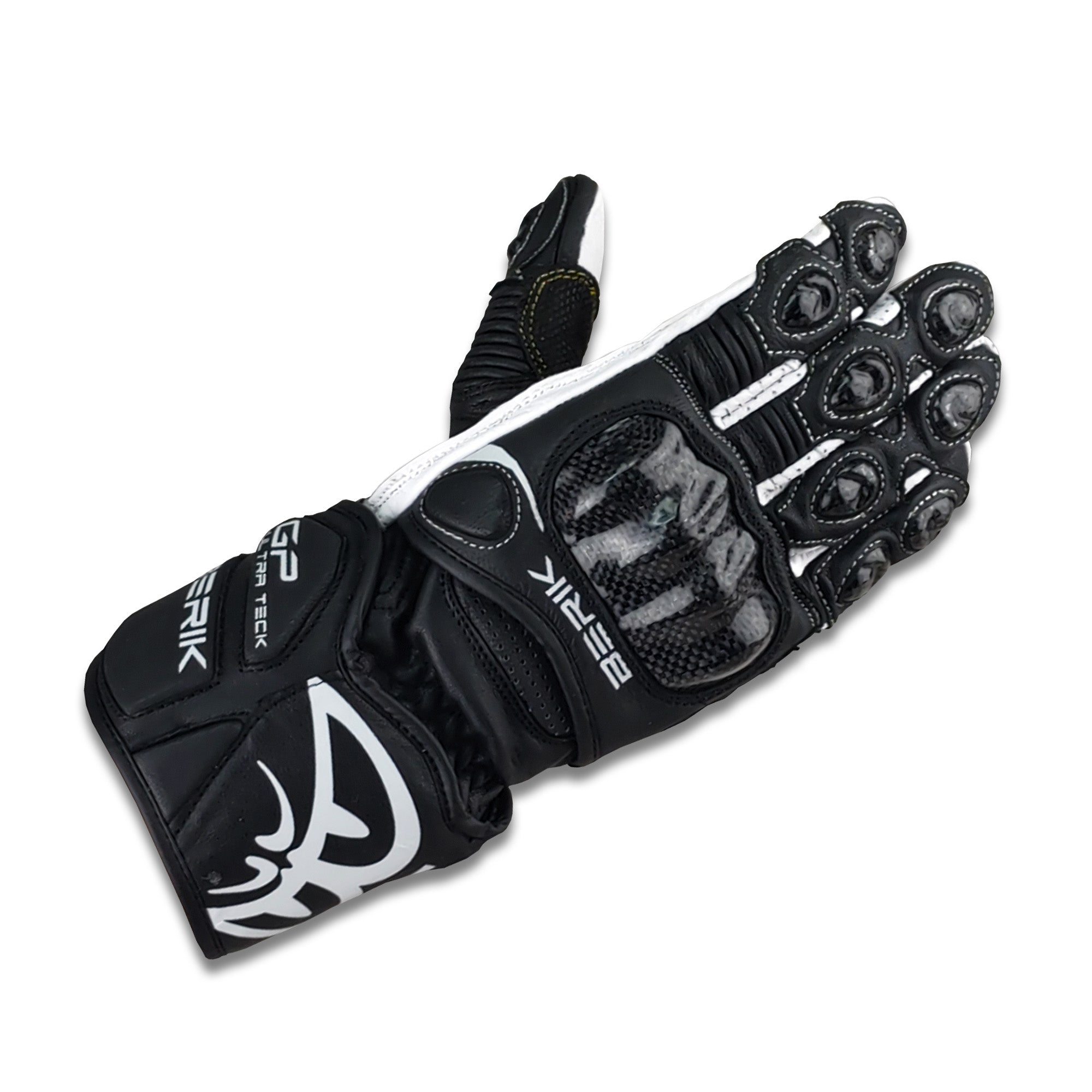 G-235106-BK BLACK/WHITE BERIK RACINGGLOVE