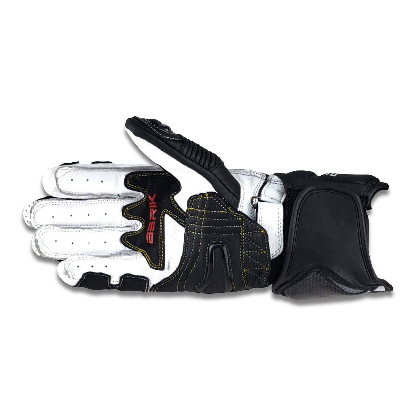 G-235106-BK BLACK/WHITE BERIK RACINGGLOVE