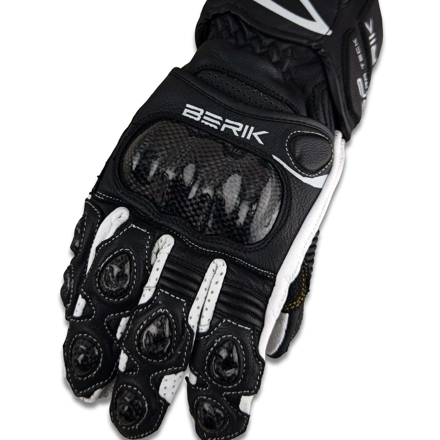 G-235106-BK  BLACK/WHITE BERIK RACINGGLOVE