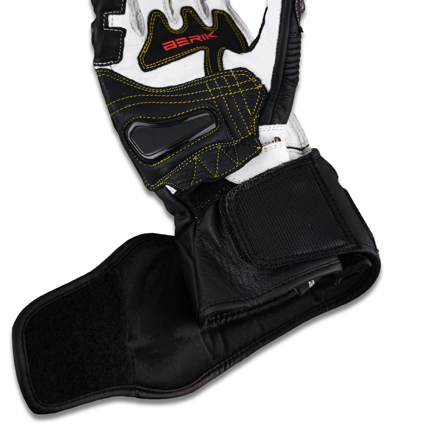 G-235106-BK BLACK/WHITE BERIK RACINGGLOVE