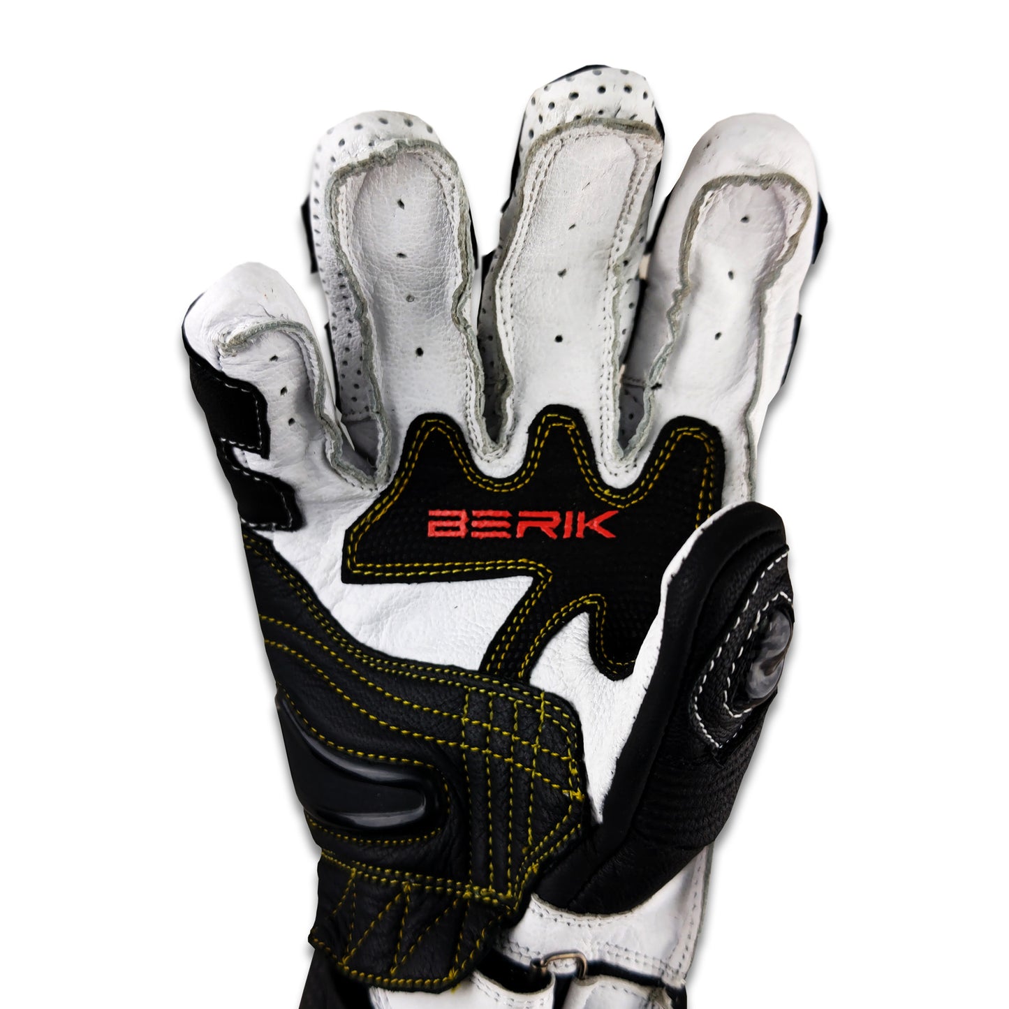 G-235106-BK  BLACK/WHITE BERIK RACINGGLOVE