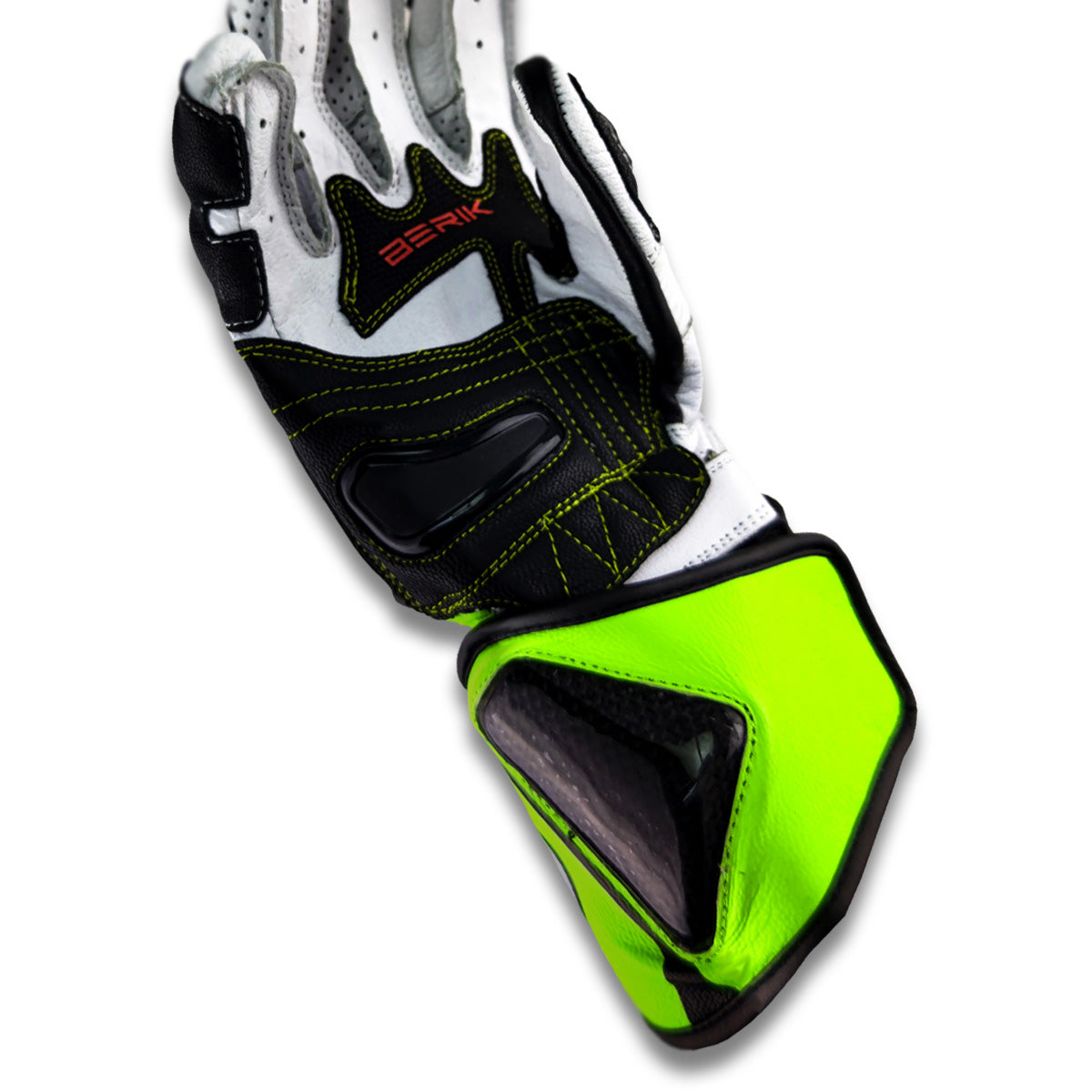 G-235106-BK  F.YELLOW/BLACK BERIK RACINGGLOVE