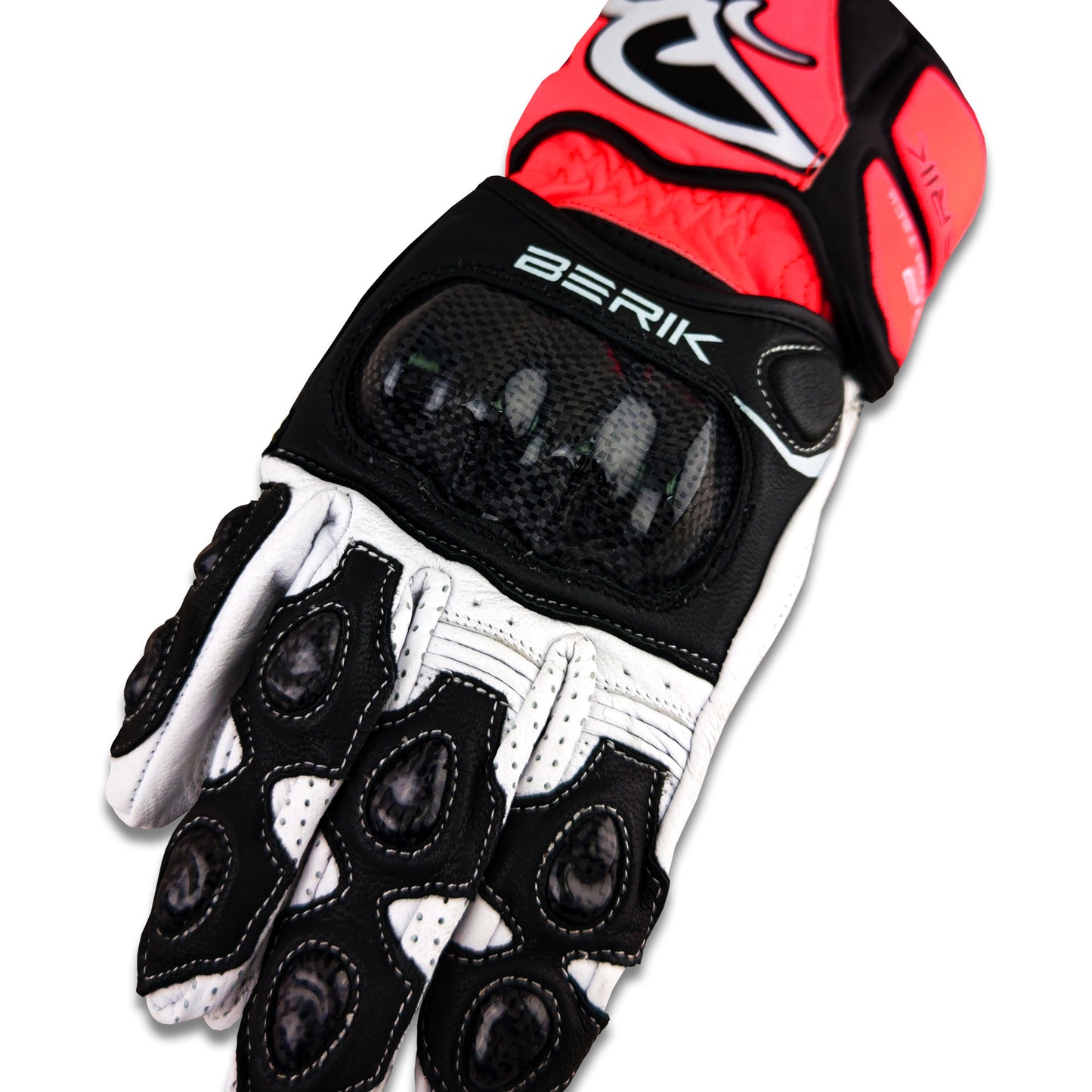 G-235106-BK  RED/BLACK BERIK RACINGGLOVE