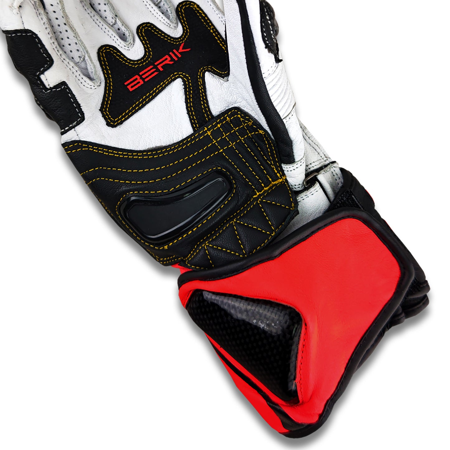 G-235106-BK  RED/BLACK BERIK RACINGGLOVE