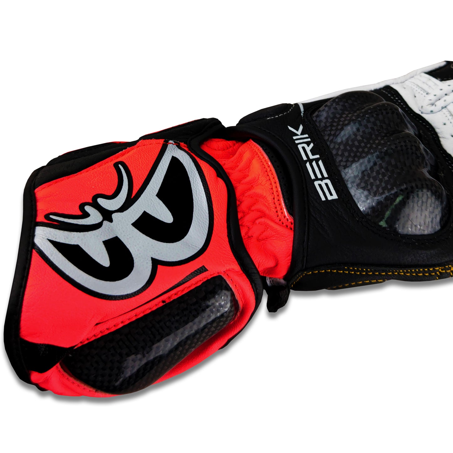 G-235106-BK  RED/BLACK BERIK RACINGGLOVE