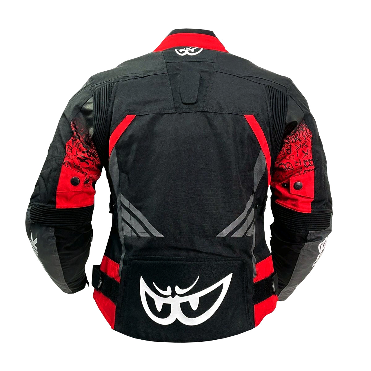 NJ-173302L-BK BLACK/RED/GUN BERIK WOMEN'S NYLONJACKET ALL SEASON