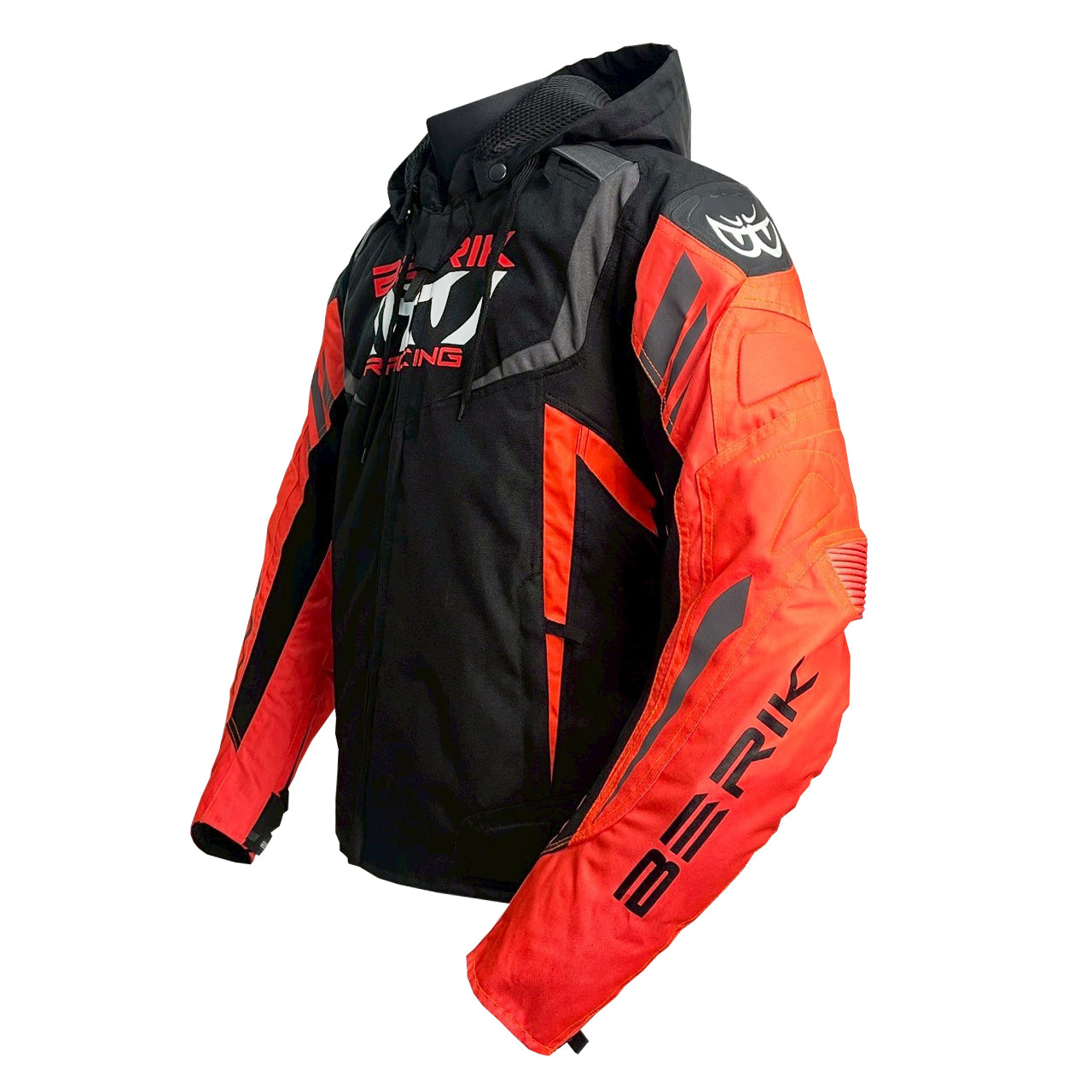 NJ-183330-BK BLACK/GREY/RED BERIK NYLONJACKET ALL SEASON