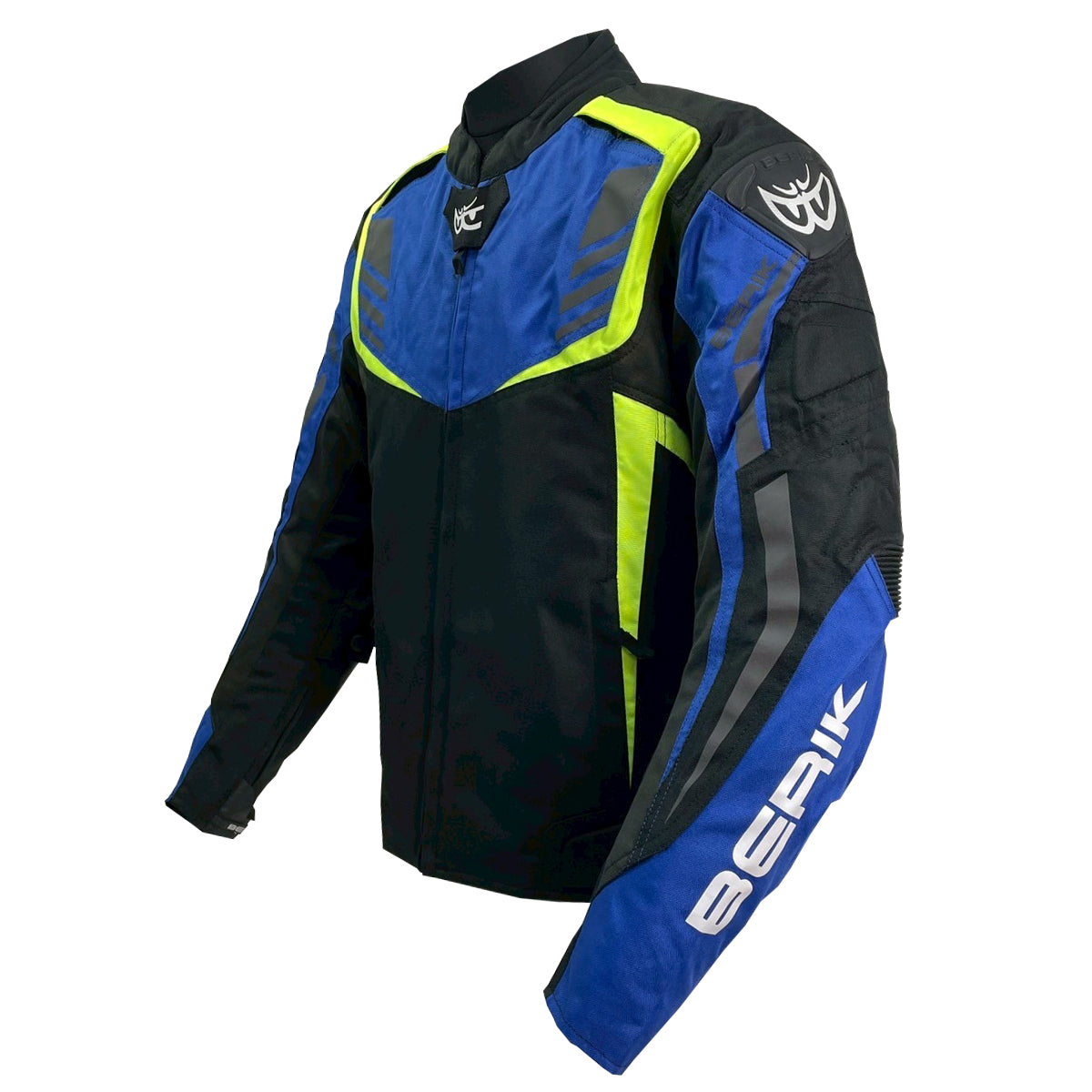 NJ-183330-BK BLUE/YELLOW BERIK NYLONJACKET ALL SEASON