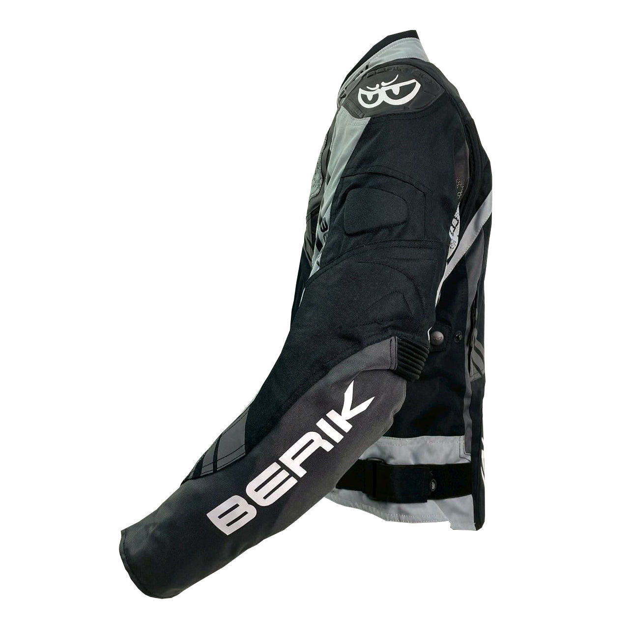 NJ-173302L-BK BLACK/GREY/GUN BERIK WOMEN'S NYLONJACKET ALL SEASON