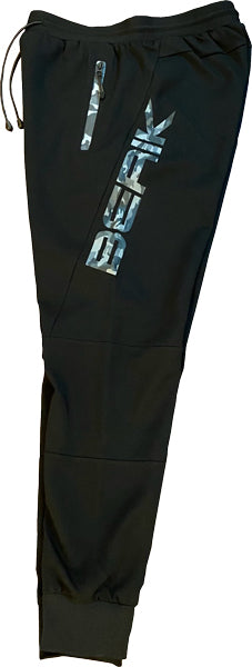 P-204302-BK BLACK CAMO BERIK CASUAL STRETCH PANTS
