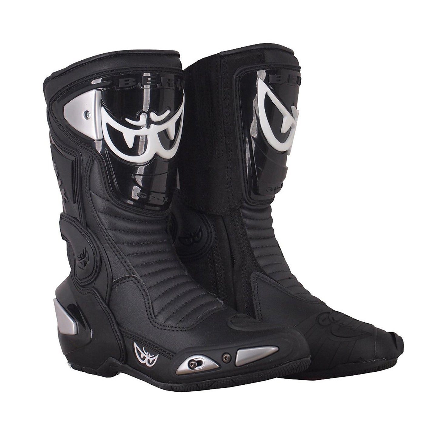 BOT-1289-BK ALL BLACK BERIK RACINGBOOTS