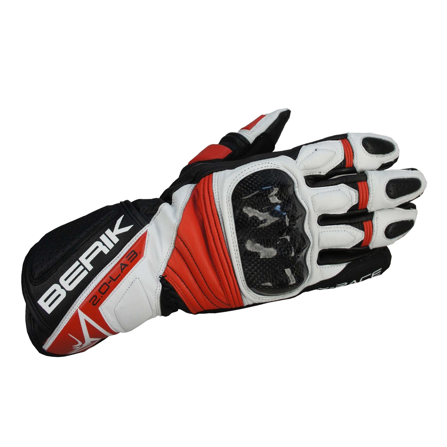 G-175102-BK RED BERIK RACINGGLOVE