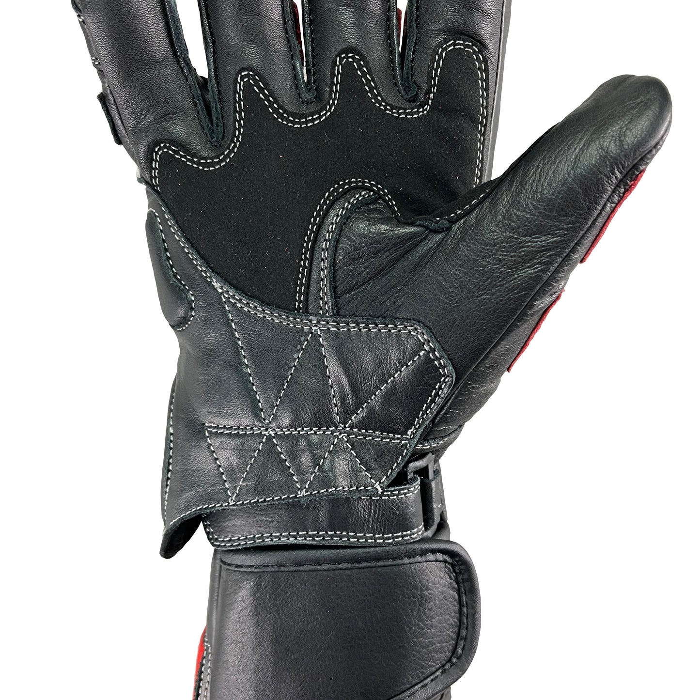 G-214102-BK RED BERIK RACINGGLOVE