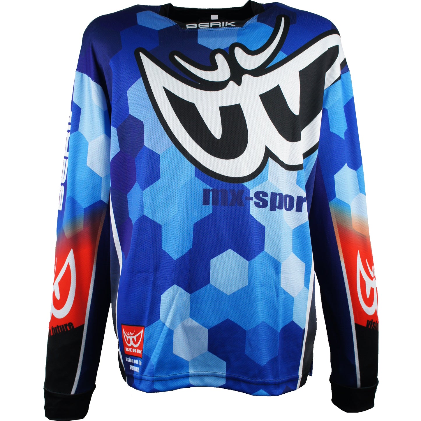 Pre-order sale JT-227303-BK ORANGE BERIK MX jersey