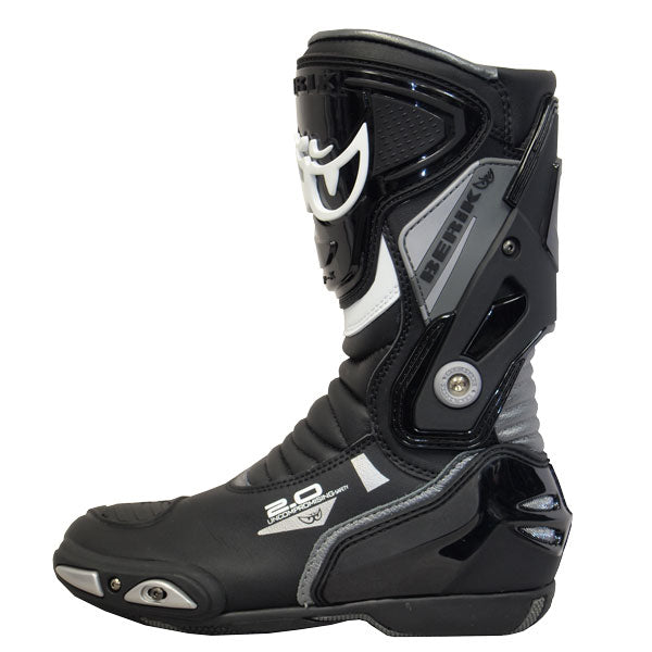 BOT-1448-BK GREY BERIK RACINGBOOTS