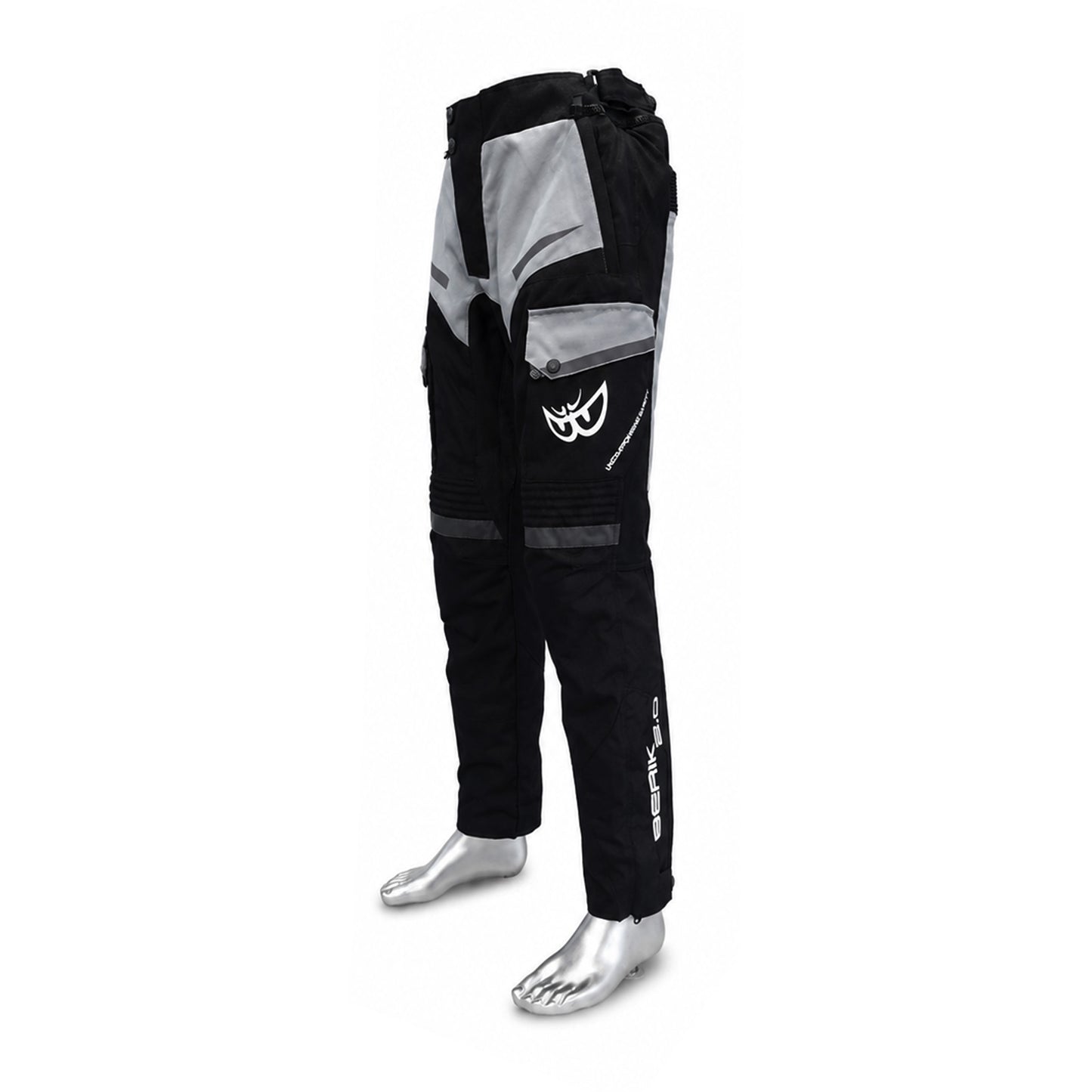 NP-10391-BK BLACK/GREY BERIK NYLON PANTS