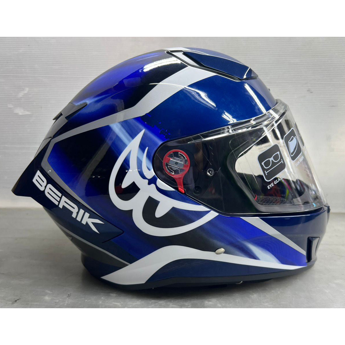 予約販売 HEL-279101-BK BLUE ベリック オンロードヘルメット フルフェイス
