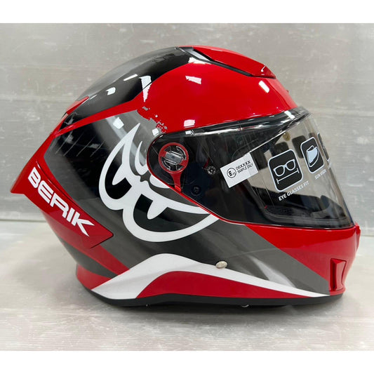 予約販売 HEL-279101-BK RED ベリック オンロードヘルメット フルフェイス