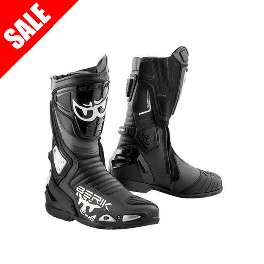 SALE BOT-1563-BK ALL BLACK BERIK RACINGBOOTS