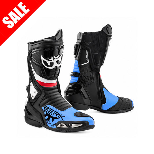 SALE BOT-1563-BK BLUE BERIK RACINGBOOTS