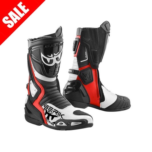 SALE BOT-1563-BK RED BERIK RACINGBOOTS