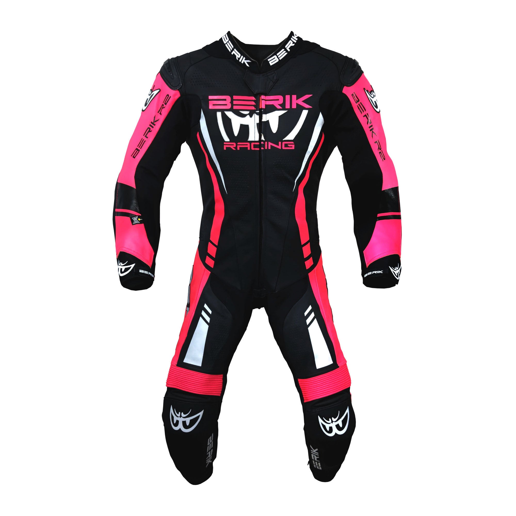 BERIK レーシングスーツ　レディースモデル Mサイズ LS1-171334-N-BK LADYS BLACK/PINK BERIK RACINGSUITS