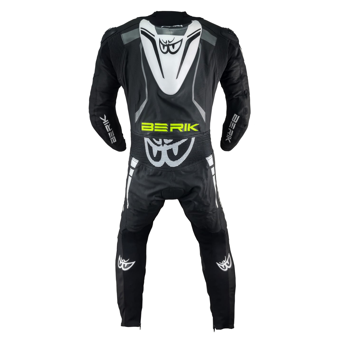 LS1-171334-N-BK BLACK/F.YELLOW BERIK RACINGSUITS