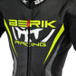 LS1-171334-N-BK BLACK/F.YELLOW BERIK RACINGSUITS