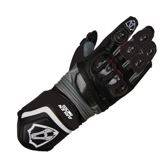 G-175126-AN  BLACK/GREY ARLENNESS RACINGGLOVE
