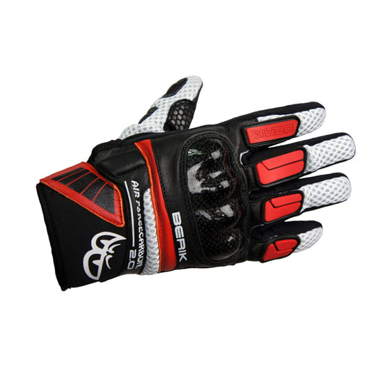 G-175108-BK  RED BERIK SHORT MESH GLOVE