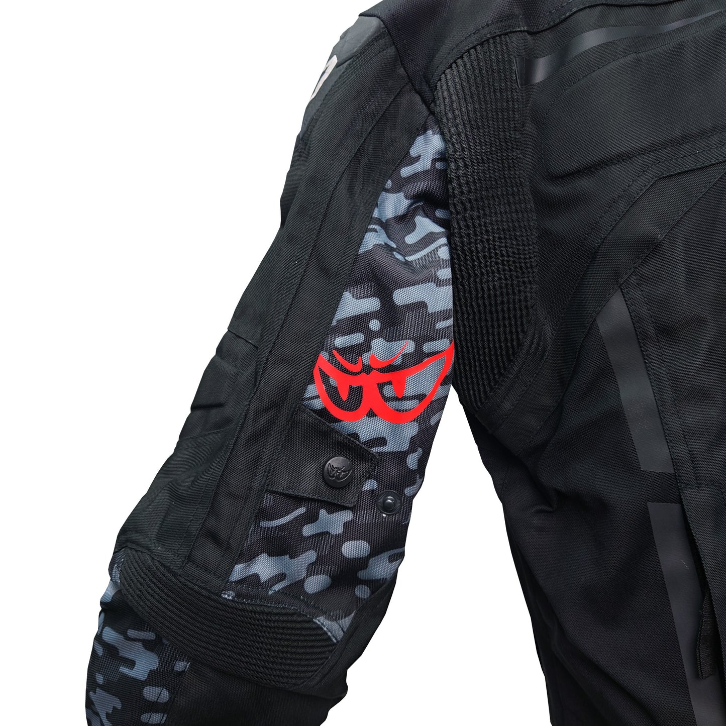 NJ-203302-CAMO-BK RED BERIK NYLONJACKET ALL SEASON