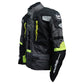 NJ-203328-BK BLACK/GREY/YELLOW BERIK ADVENTURE NYLONJACKET ALL SEASON