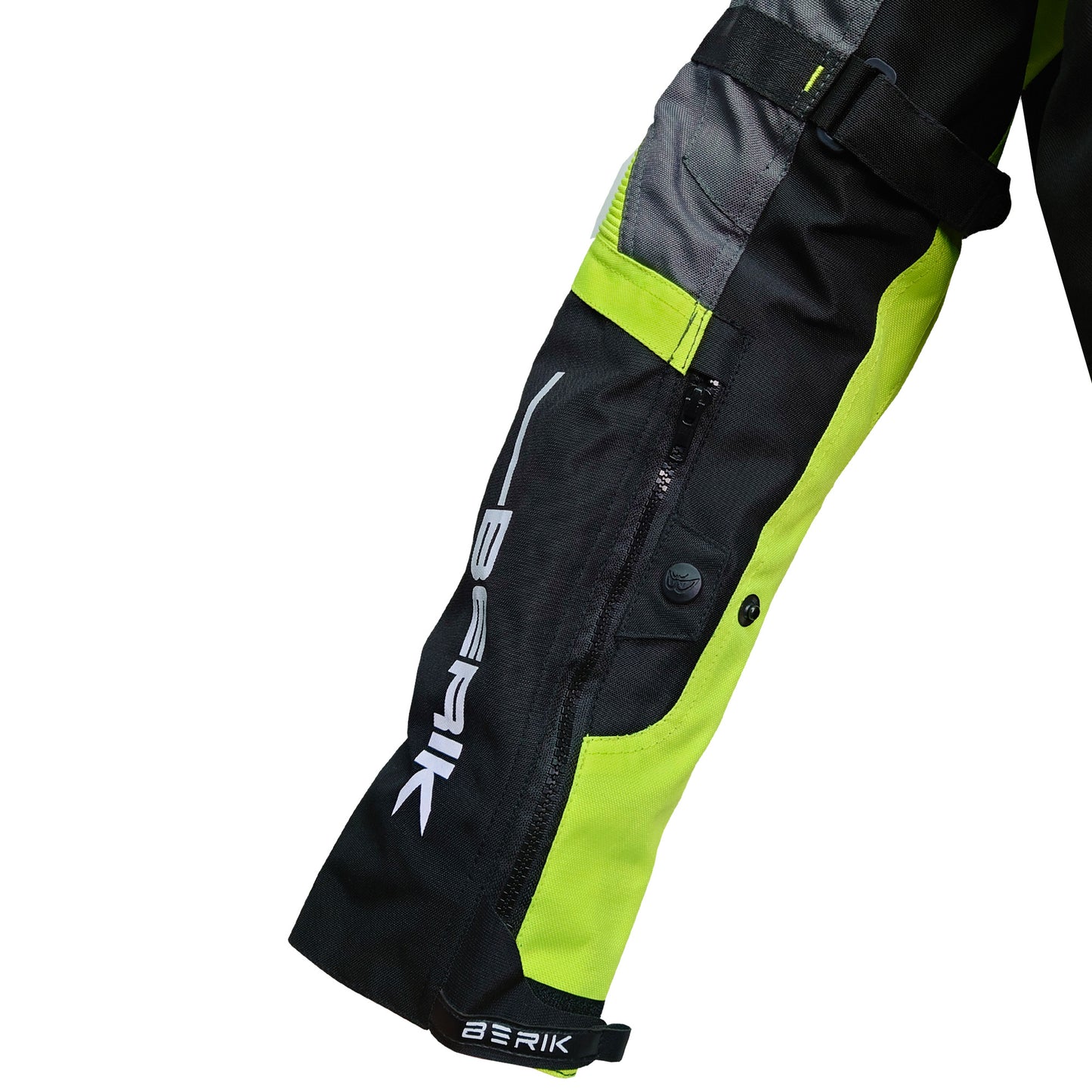 NJ-203328-BK BLACK/GREY/YELLOW BERIK ADVENTURE NYLONJACKET ALL SEASON