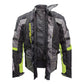NJ-203328-BK BLACK/GREY/YELLOW BERIK ADVENTURE NYLONJACKET ALL SEASON