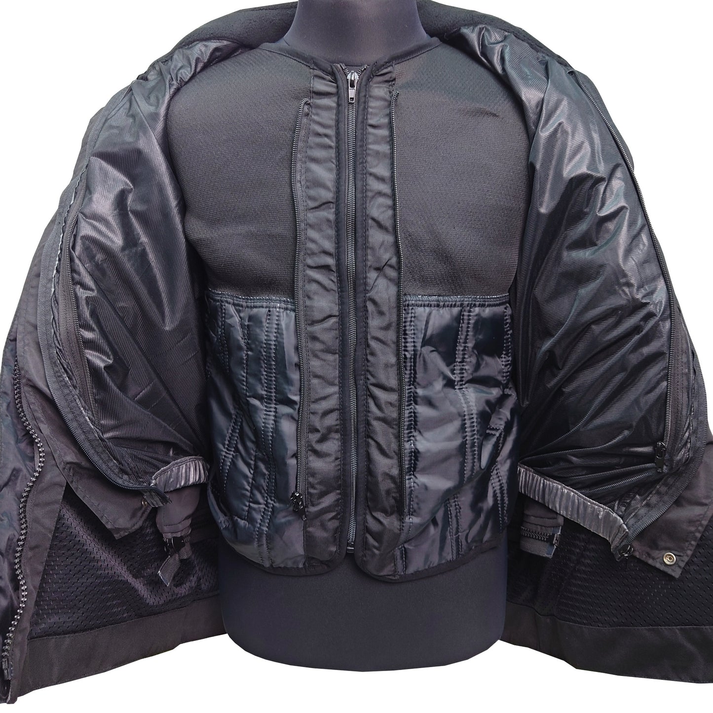 NJ-203328-BK BLACK/GREY/YELLOW BERIK ADVENTURE NYLONJACKET ALL SEASON