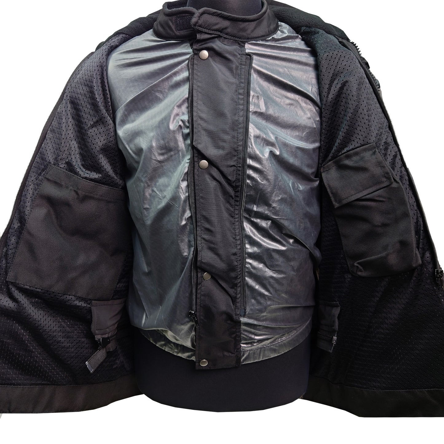 NJ-203328-BK BLACK/GREY/YELLOW BERIK ADVENTURE NYLONJACKET ALL SEASON