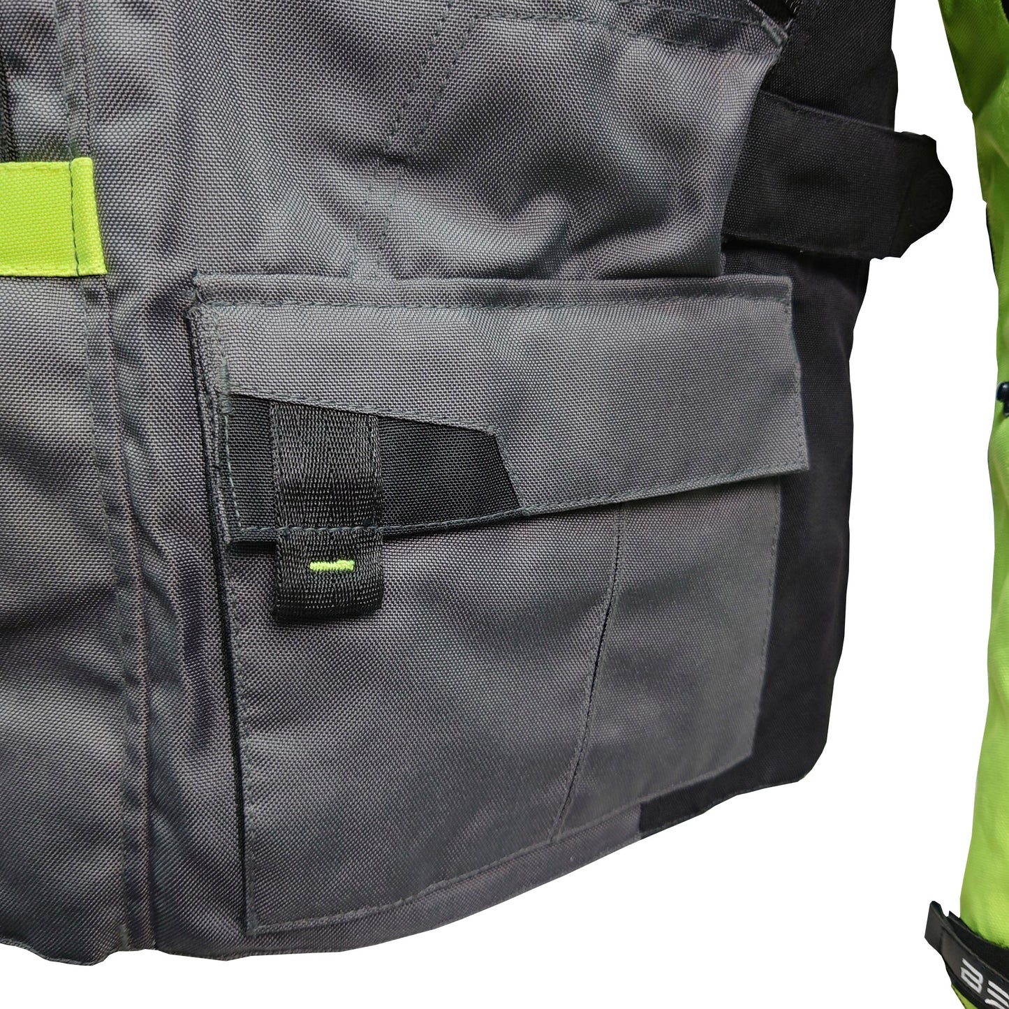 NJ-203328-BK BLACK/GREY/YELLOW BERIK ADVENTURE NYLONJACKET ALL SEASON