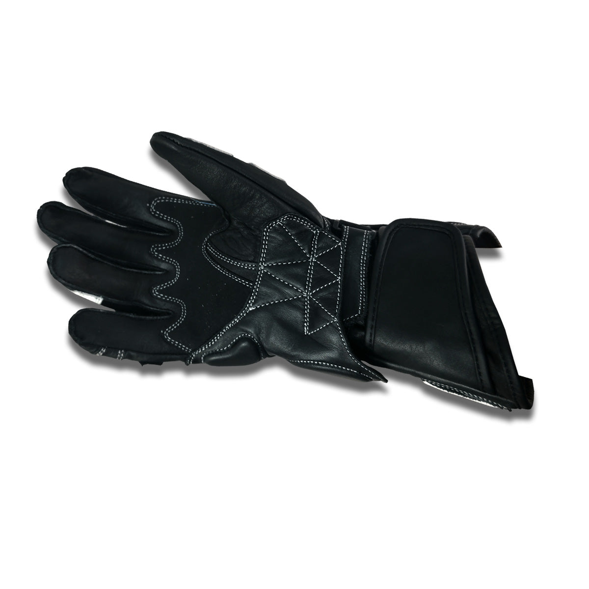 G-214102-BK  BLACK/WHITE BERIK RACINGGLOVE