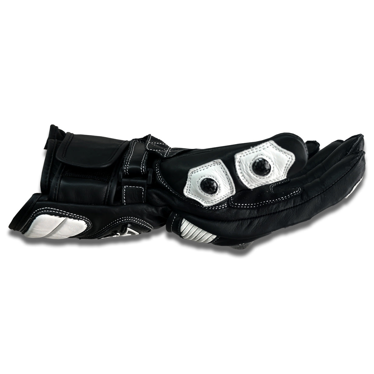 G-214102-BK  BLACK/WHITE BERIK RACINGGLOVE