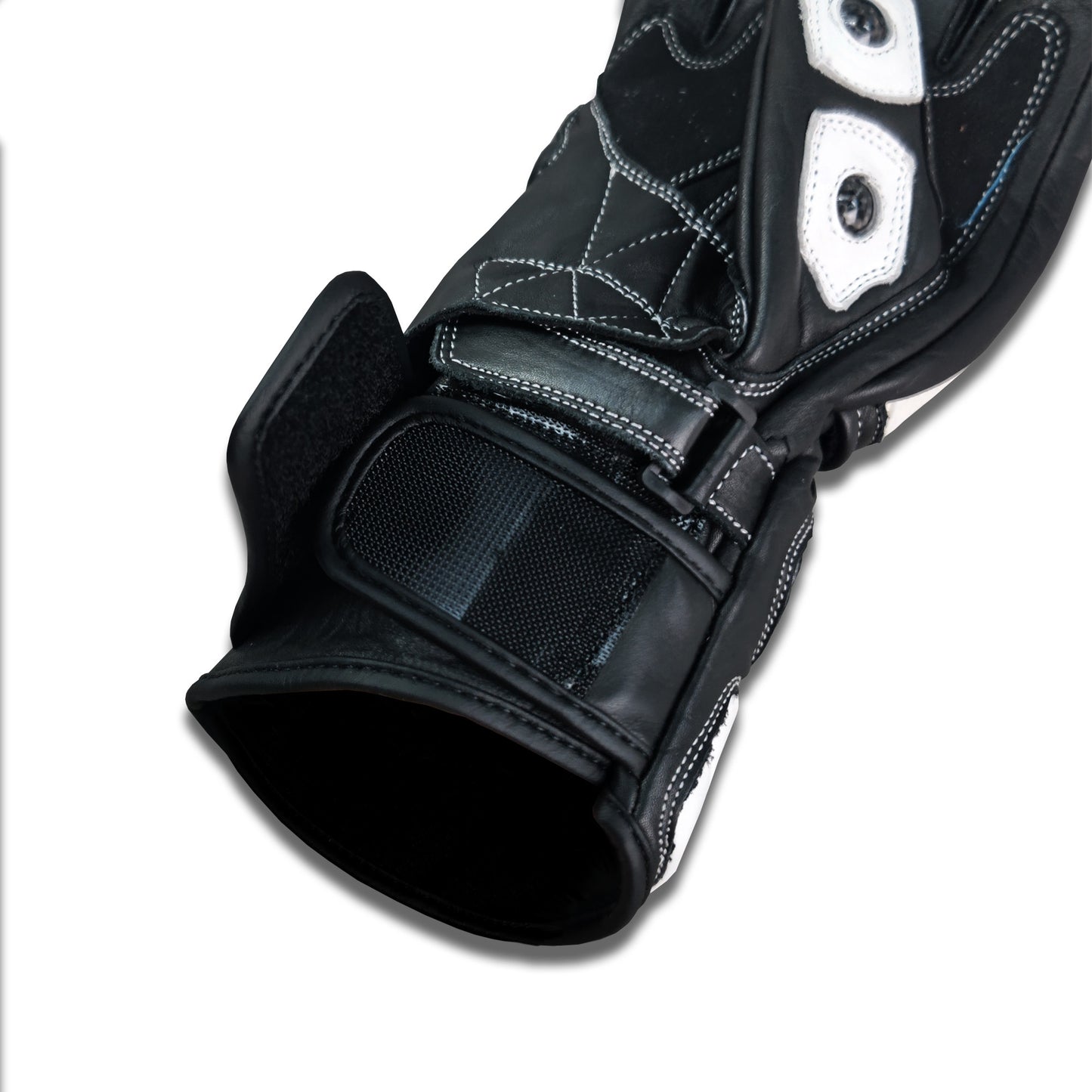 G-214102-BK  BLACK/WHITE BERIK RACINGGLOVE