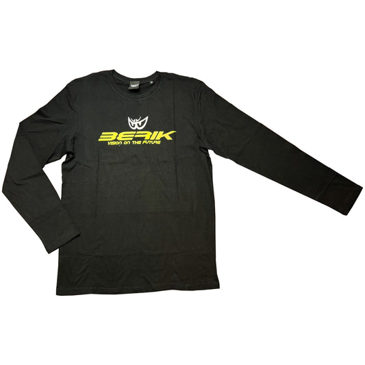 T-237301-BK BLACK/YELLOW BERIK CASUAL LONG SLEEVE T-SHIRT