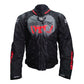 NJ-233317GR-BK BLACK/GREY/RED BERIK MESH JACKET